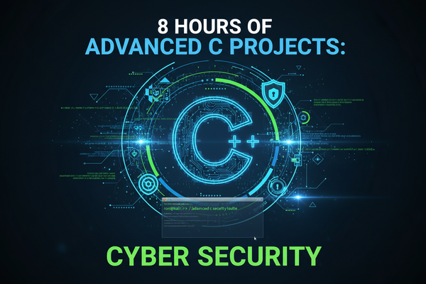 8 hours of advanced C projects: Cyber Security